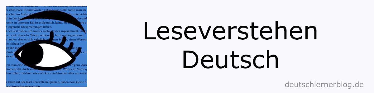Leseverstehen Deutsch B 1
