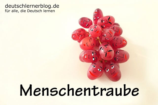 Menschentraube - deutsches Obst - deutsche Trauben - deutsches Essen - deutsche Rezepte - deutsche Speisen