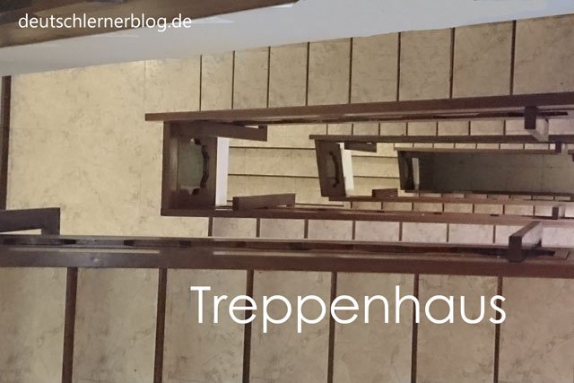 Treppenhaus - Wörter Deutsch - deutsche Wörter