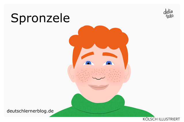 Spronzele - Kölsche Wörter - Kölsch illustriert - Kölsch Bilder - Kölner Dialekt