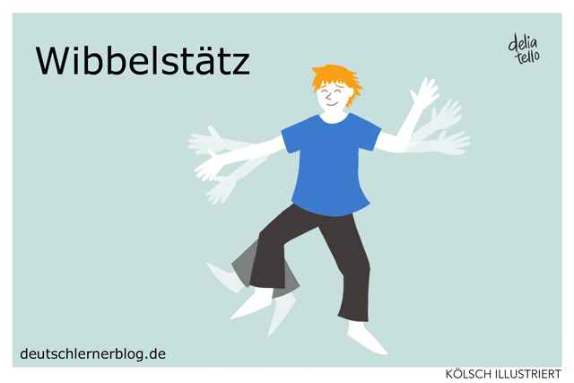Wibbelstätz - Kölsche Wörter - Kölsch illustriert - Kölsch Bilder - Kölner Dialekt