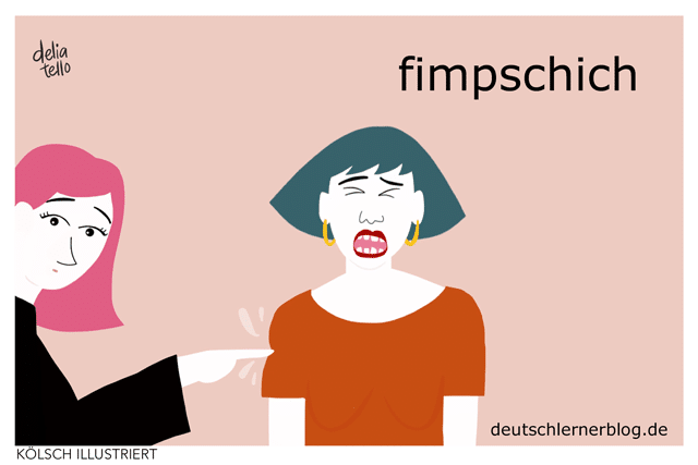 fimpschich - Kölsche Wörter - Kölsch illustriert - Kölsch Bilder - Kölner Dialekt