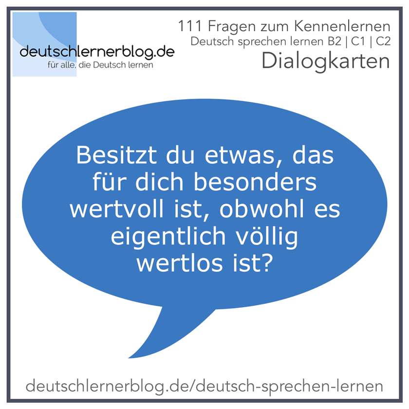 fragen zum kennenlernen deutsch lernen)