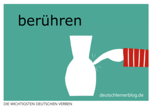 berühren-deutsche-Verben-mit-Bildern-Deutsch-lernen-mit-Deutschlernerblog